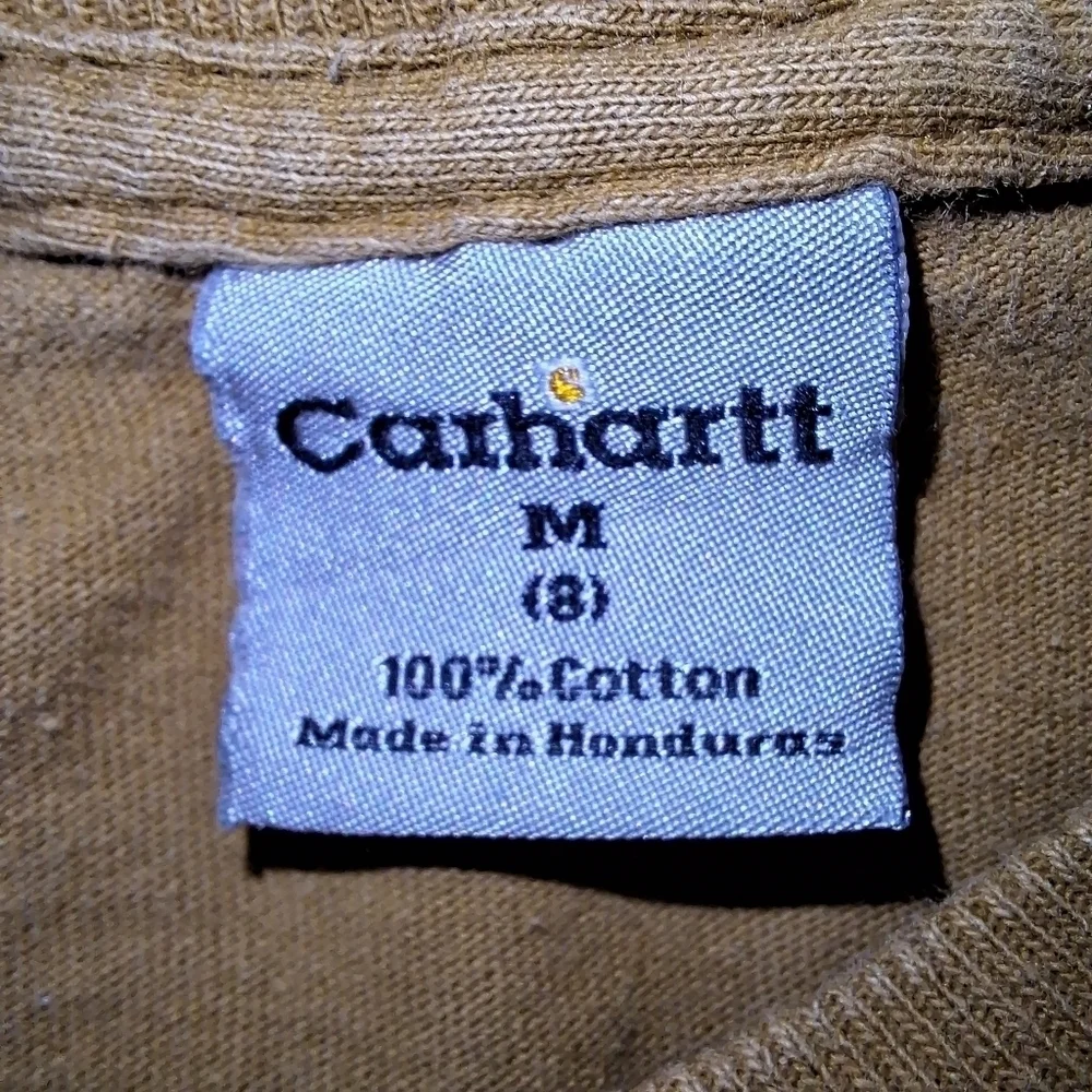 A Carhartt youth medium long sleeve t-shirt in good condition.